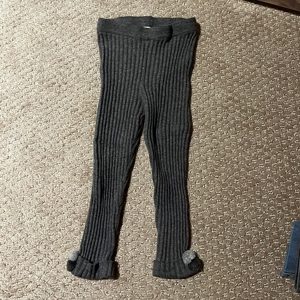 Zara 2-3 years leggings with pompoms